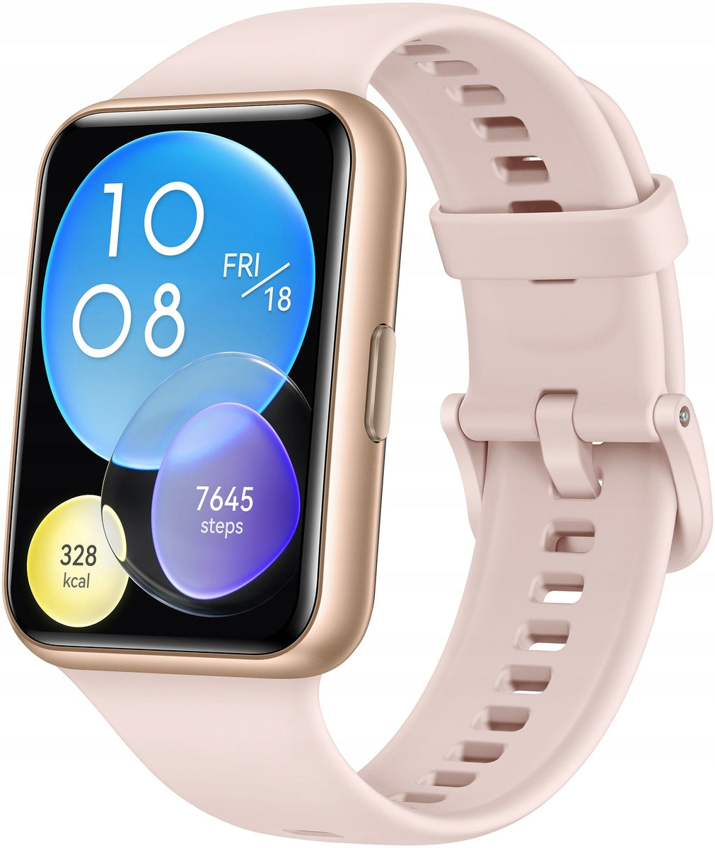 Różowy Smartwatch HUAWEI Watch Fit 2 Active GPS