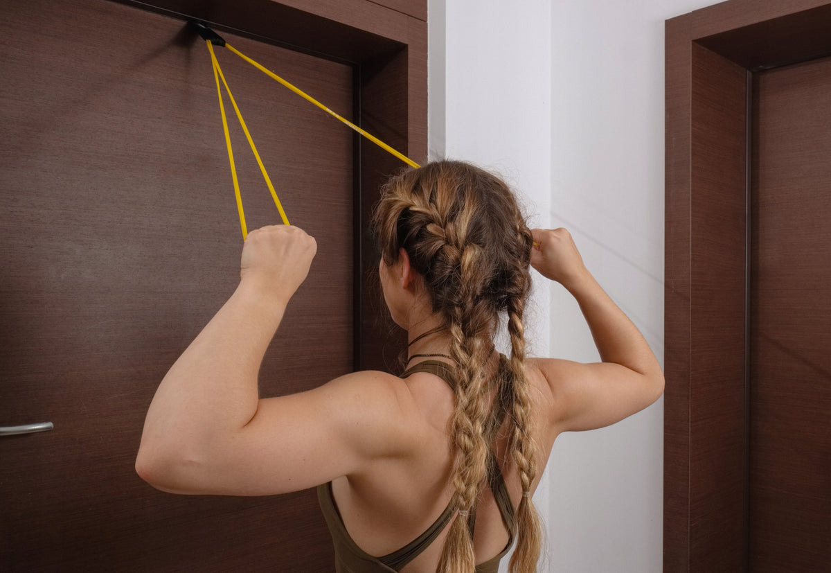 Rubber Exercise Pull-Up Tape Crossfit 2-10KG Color yellow