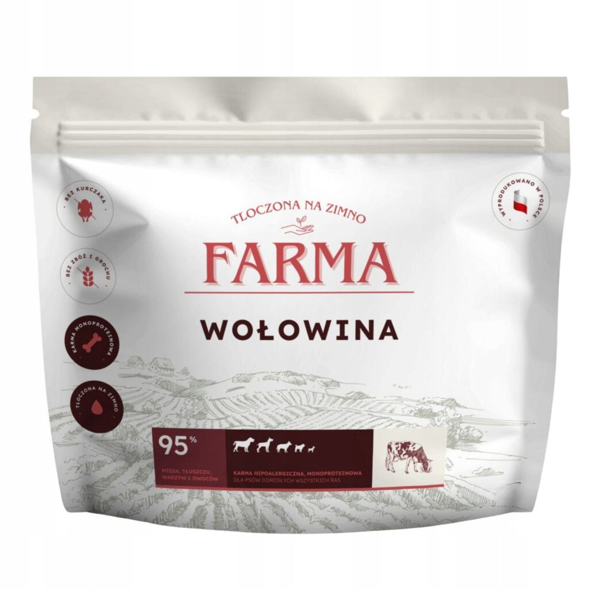 SAMPLE Farma – Cold Pressed Beef 50g