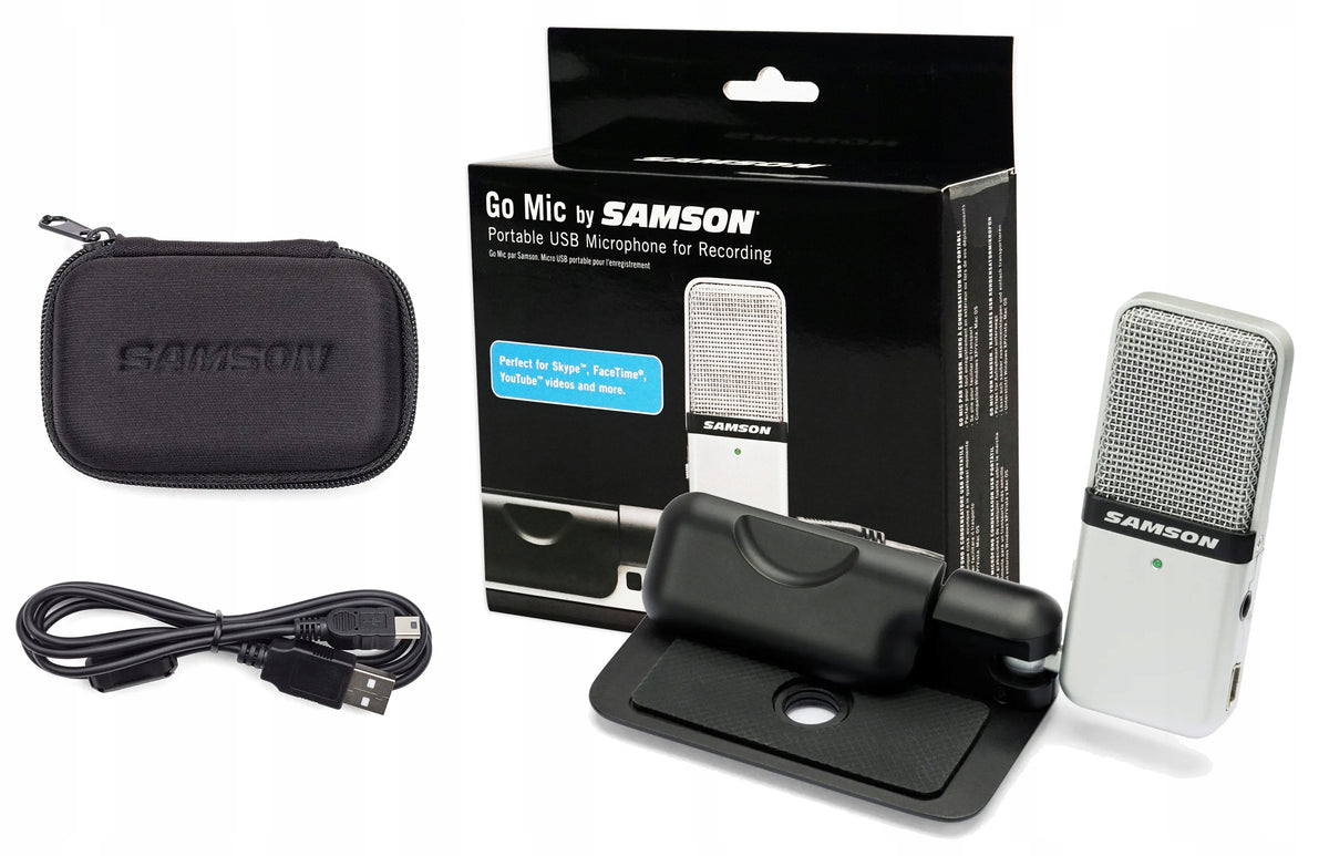SAMSON GO MIC USB Condenser Microphone 2 Characteristics 16 bit 44,1 kHz