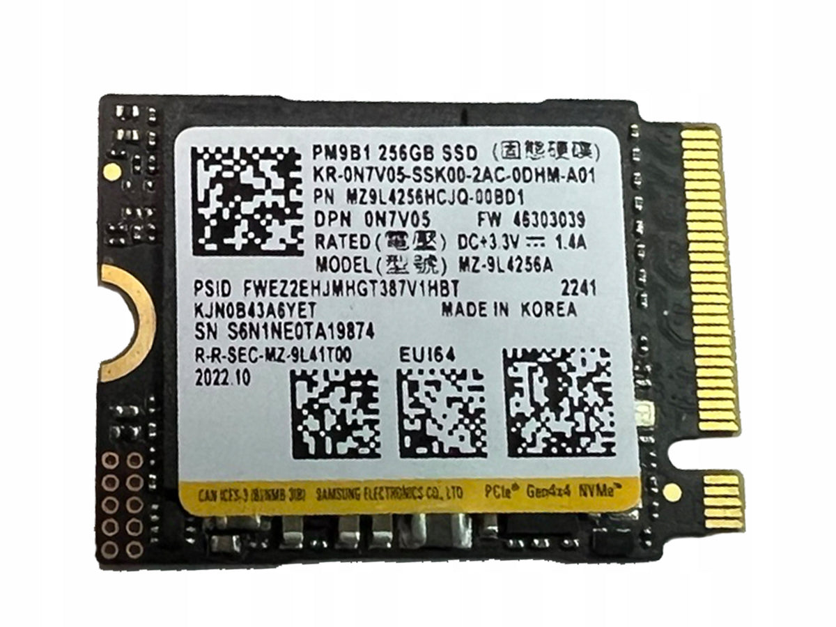 SAMSUNG SSD 256GB M2 PCIe NVMe 2230 PM9B1 laptop computer STEAM DECK