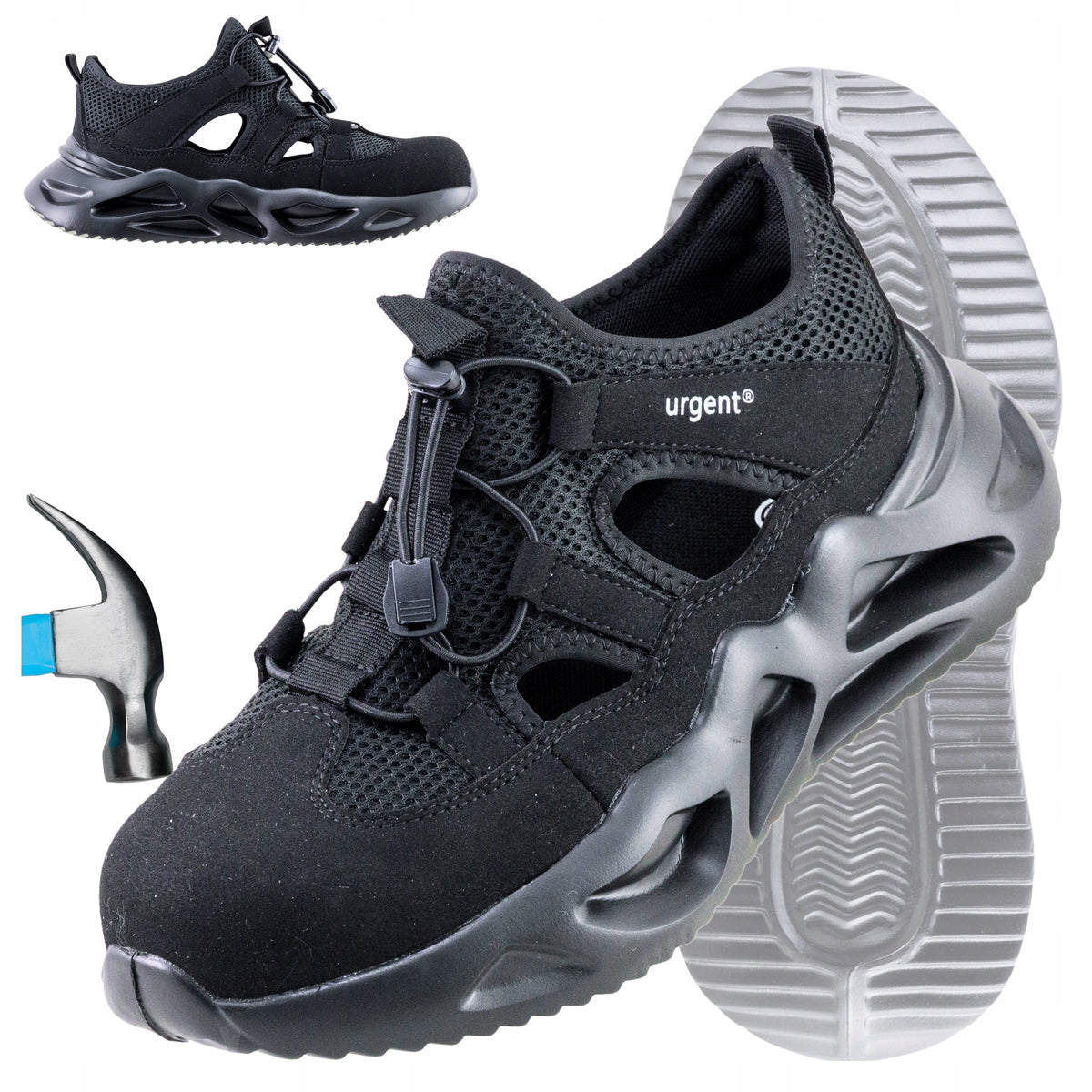 SANDALS WORKING WORK SHOES for Summer with Composite Toe BHP Lightweight