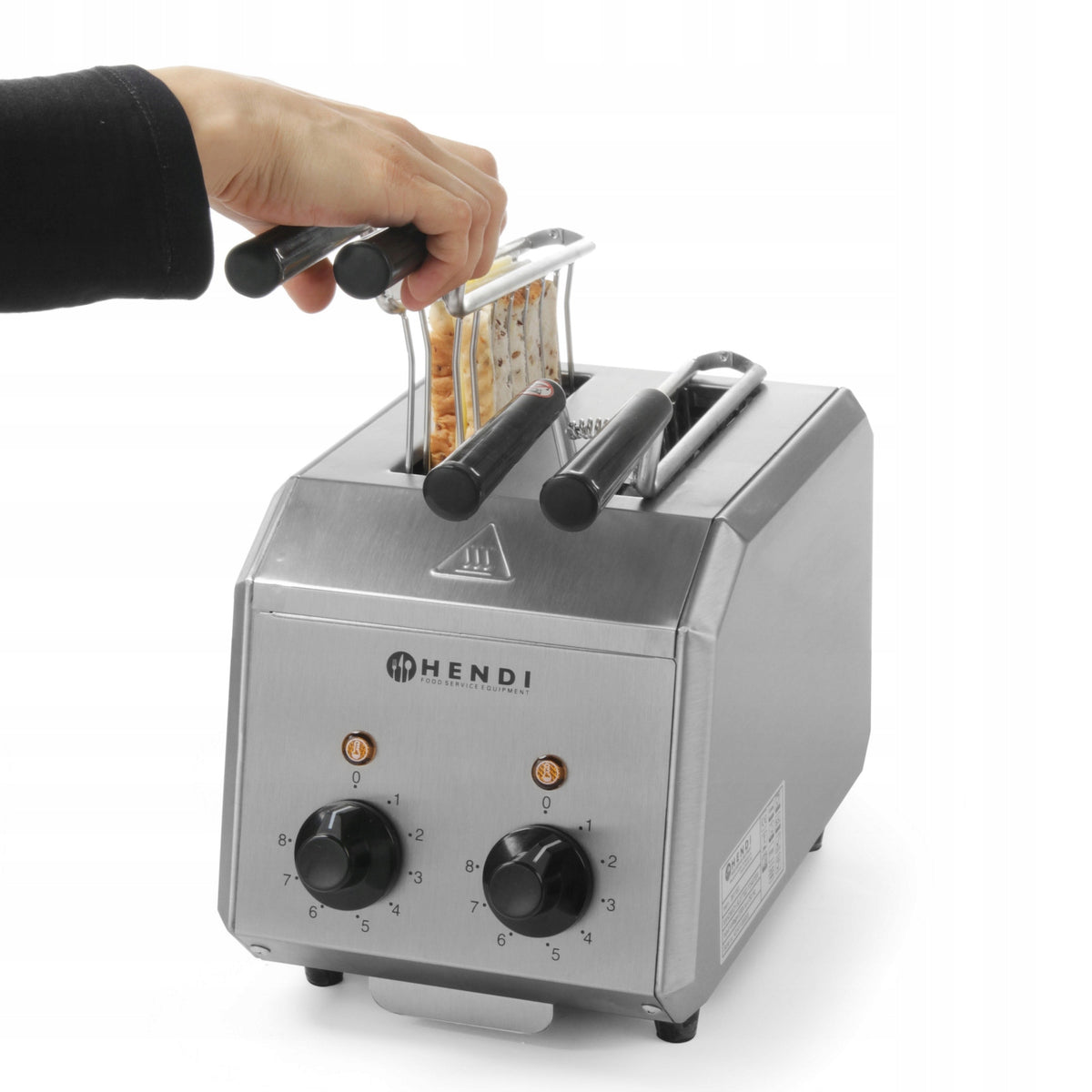 SANDWICH TOASTER WITH TIMER DOUBLE GASTRONOMIC TOASTER 1200W POWERFUL