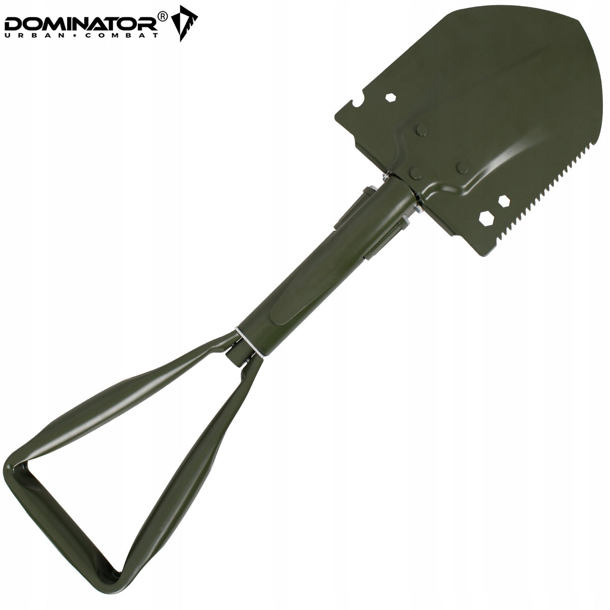 SAPPER FOLDING MILITARY SPATULA FIELD PICKAXE DOMINATOR WITH COVER LARGE Packaging status original