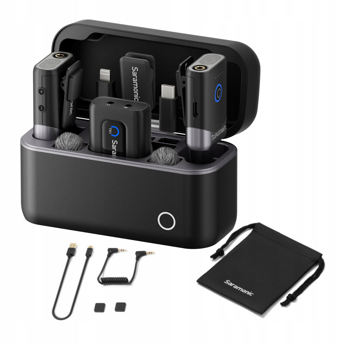 SARAMONIC MIX WIRELESS MICROPHONE FOR PHONE USB-C LIGHTNING 2,4GHz