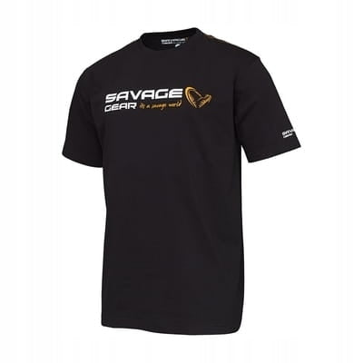 SAVAGE GEAR SIGNATURE LOGO T-SHIRT BLACK INK S