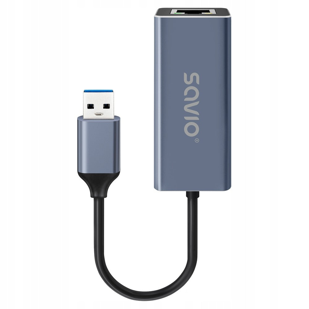 SAVIO USB-A to RJ-45 Gigabit Ethernet Adapter AK-83