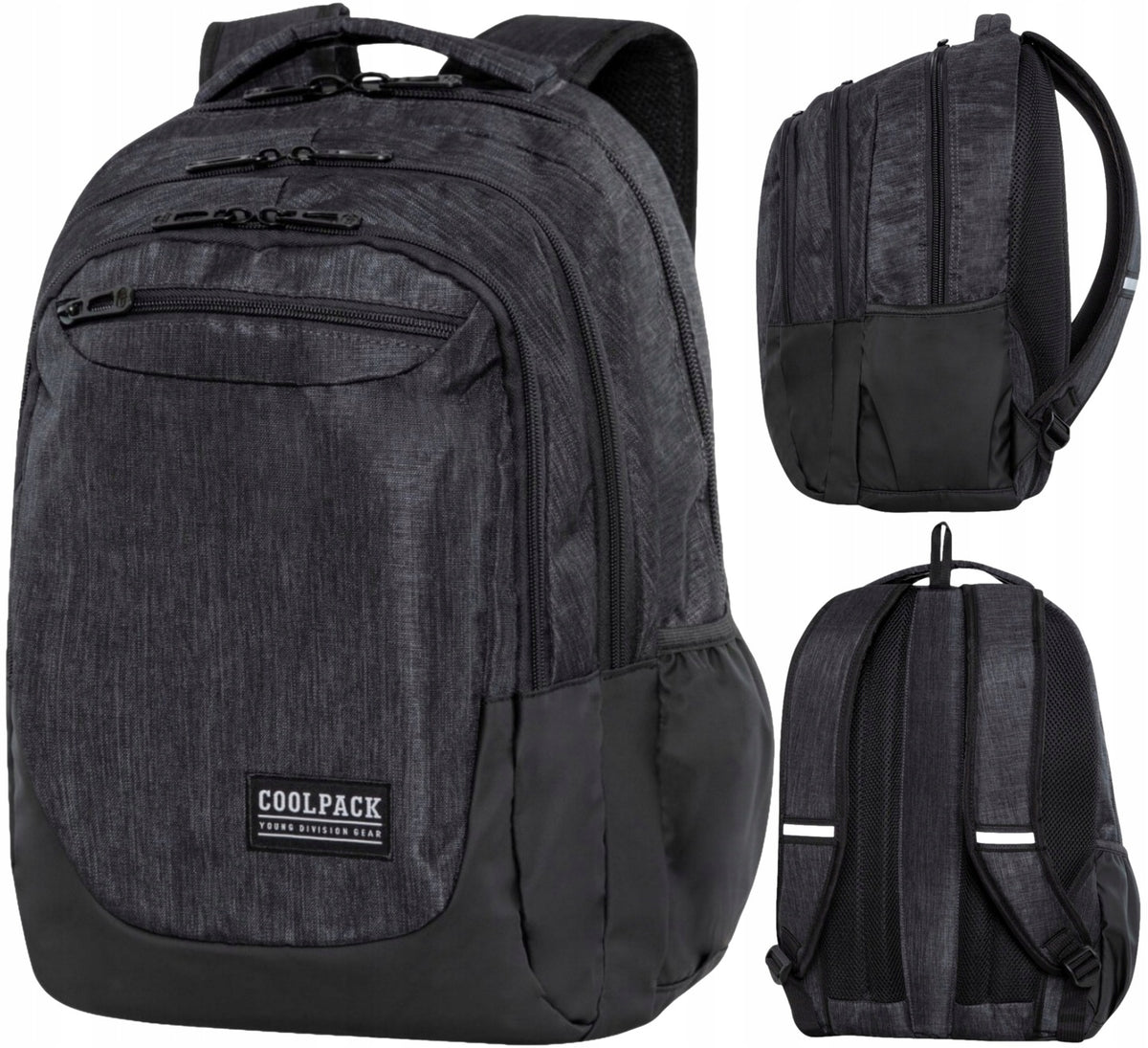 SCHOOL BACKPACK CoolPack BLACK SOUL