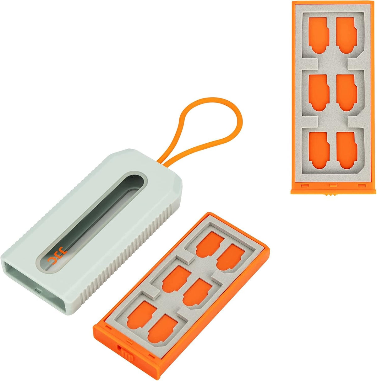 SD TF 6+12 SHOCKPROOF PORTABLE MEMORY CARD CASE