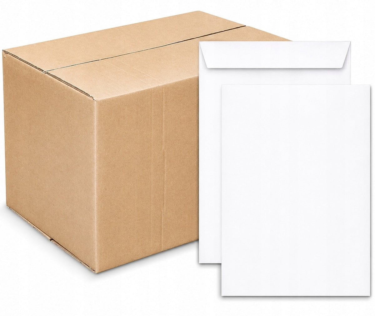 SELF-ADHESIVE ENVELOPES WITH STRAP ENVELOPE C4 HK format A4 white 250pcs