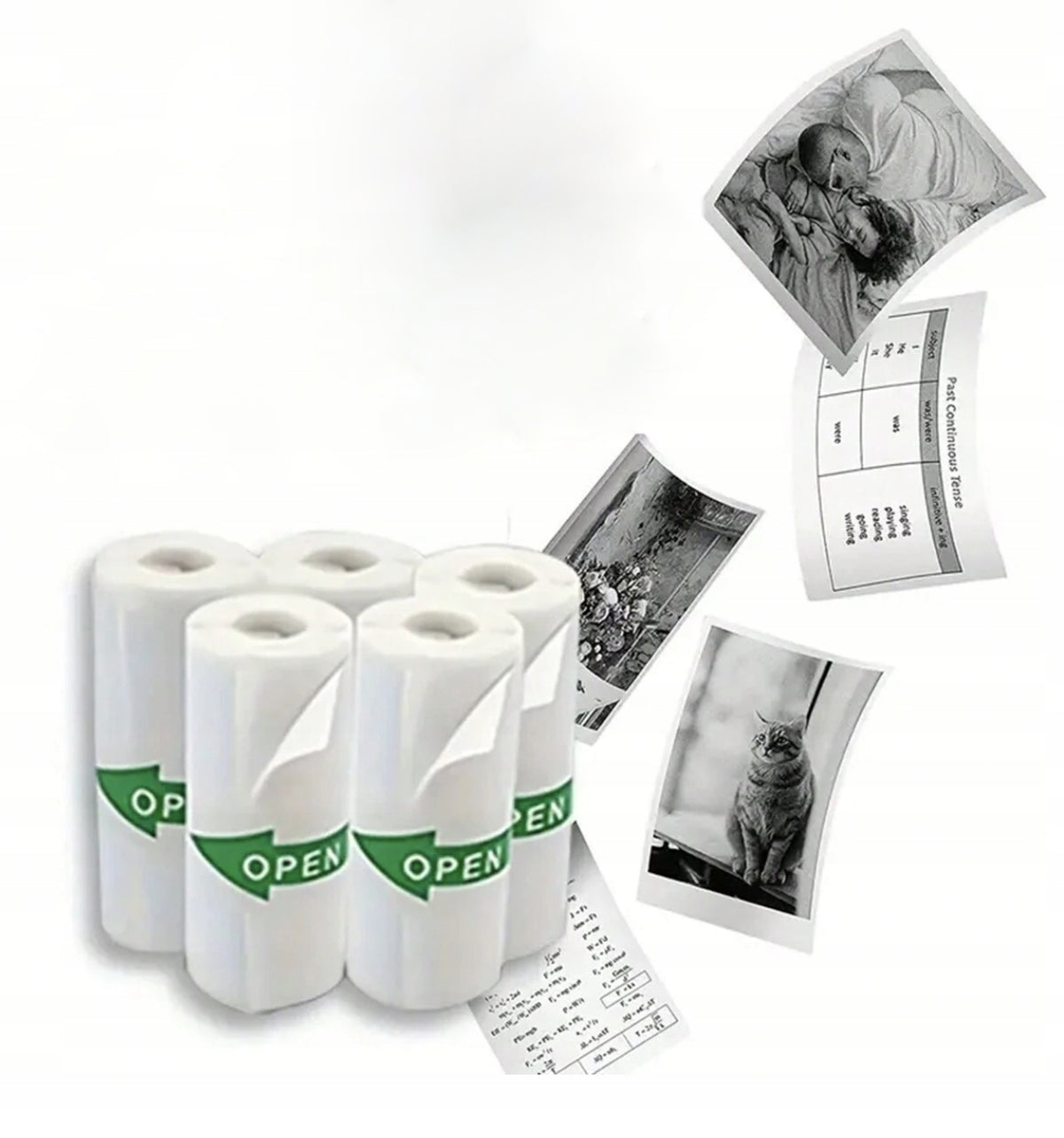 SELF-ADHESIVE PAPER CARTRIDGES ROLL STICKERS FOR MINI PRINTER PRINTŚ 10 PCS Manufacturer code PAPIER SAMOPRZYLEPNY DO MINI DRUKARKI DRUKUŚ