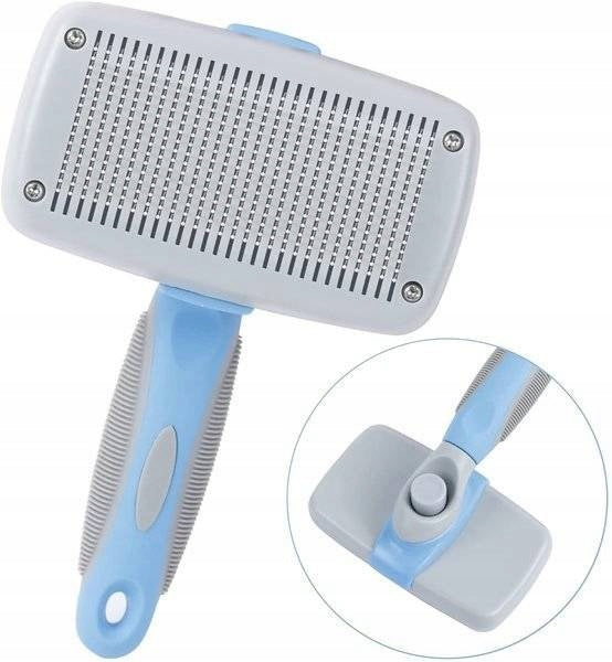 SELF-CLEANING HAIR BRUSH SCRAPER FOR PET CAT DOG