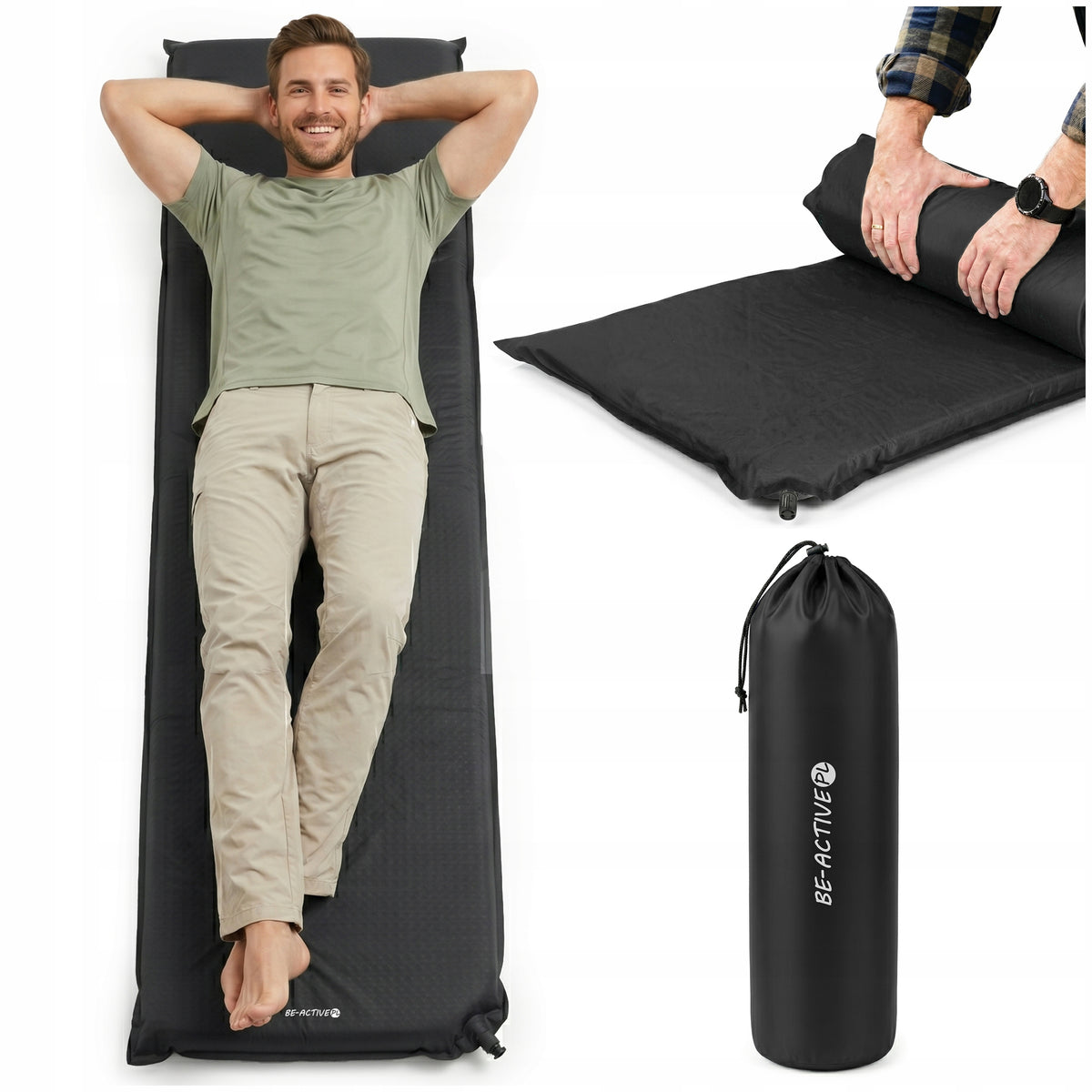 SELF-INFLATING MAT MATTRESS TOURIST MAT THICK CAMPING