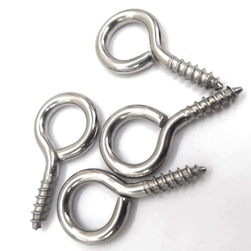 SELF-TAPPING EYE BOLTS FOR WOOD 29 MM CARBON STEEL 100 PCS. Brand no brand
