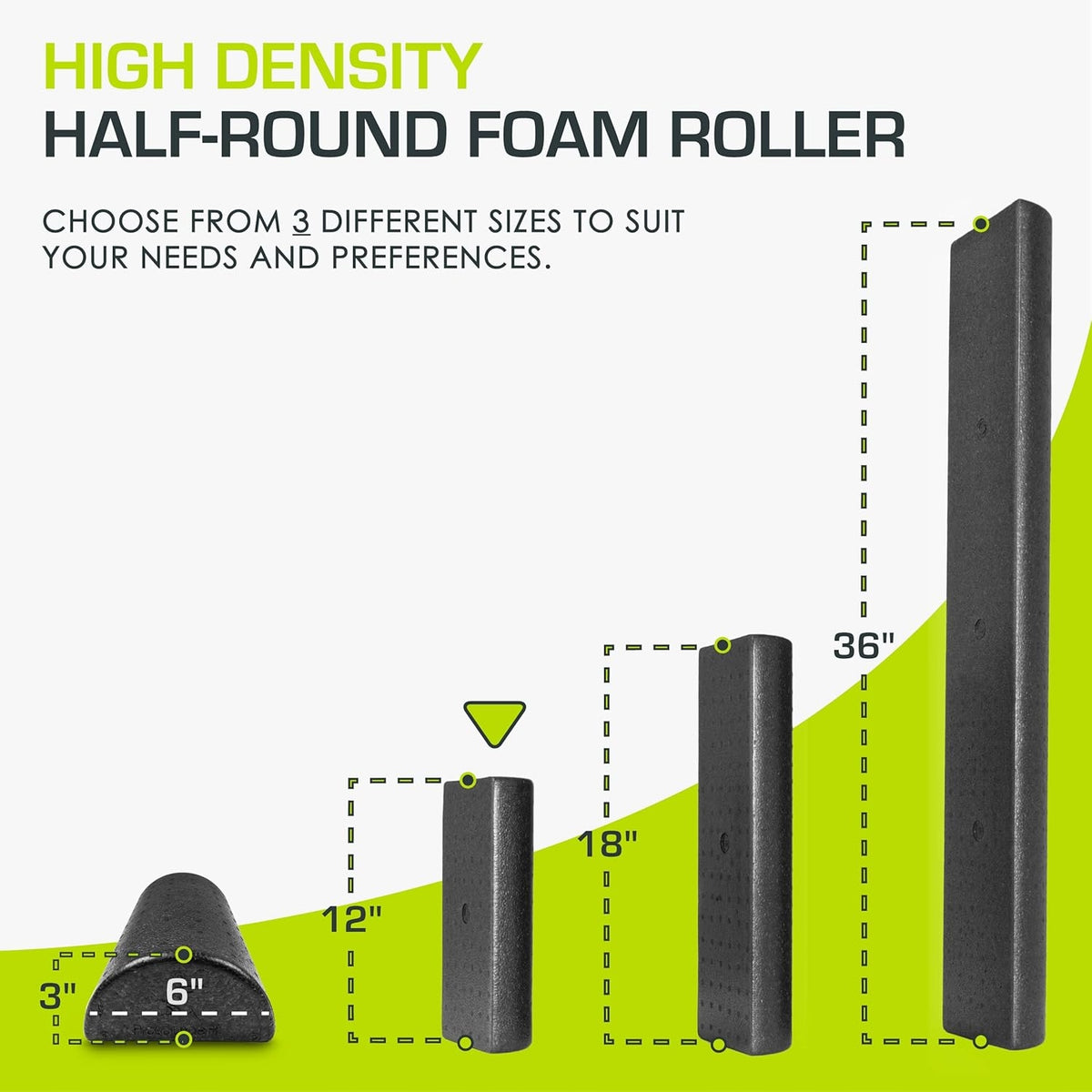 SEMICIRCULAR FOAM ROLLER PROSOURCEFIT ROLLER FITNESS PILATES Brand prosourcefit