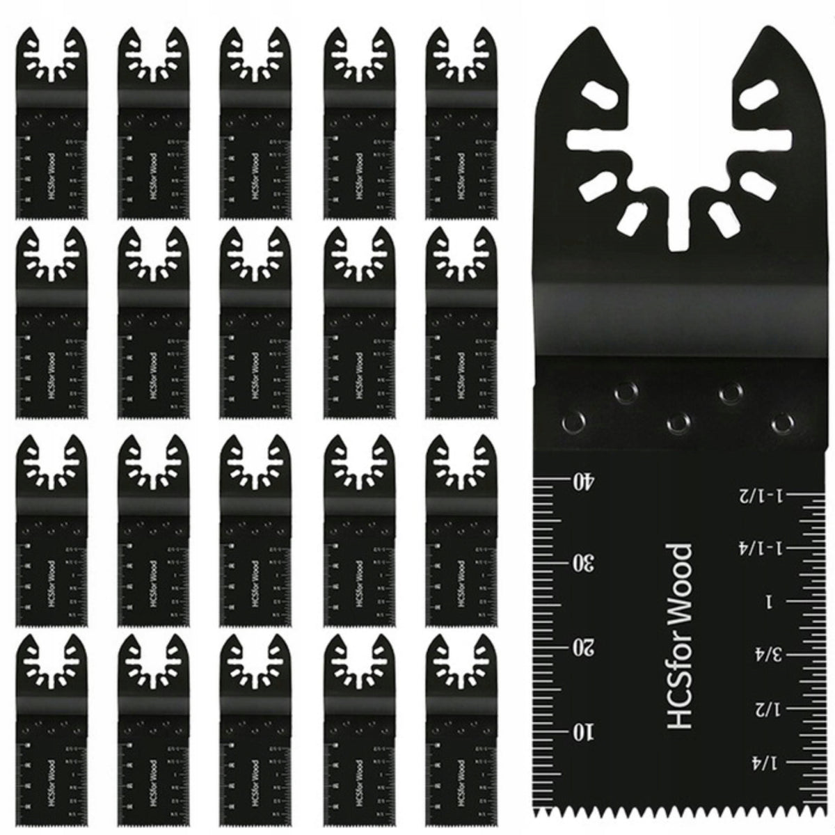 SET OF 20 PLUNGE SAW BLADES FOR OSCILLATING SAW MULTITOOL WOOD HCS
