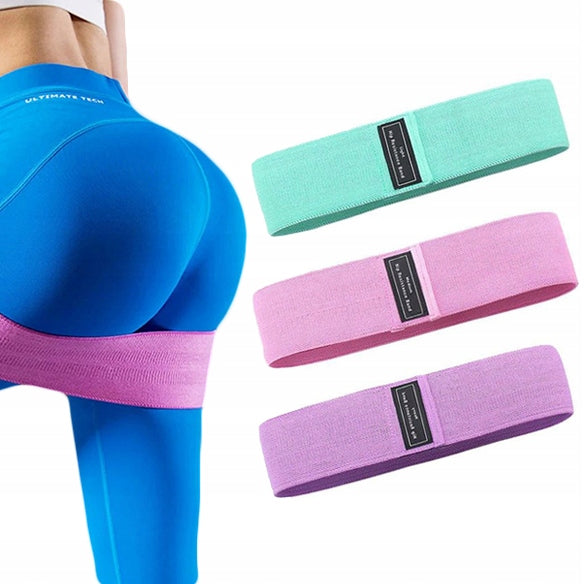SET OF 3 RESISTANCE RUBBER ELASTIC BANDS FOR EXERCISE
