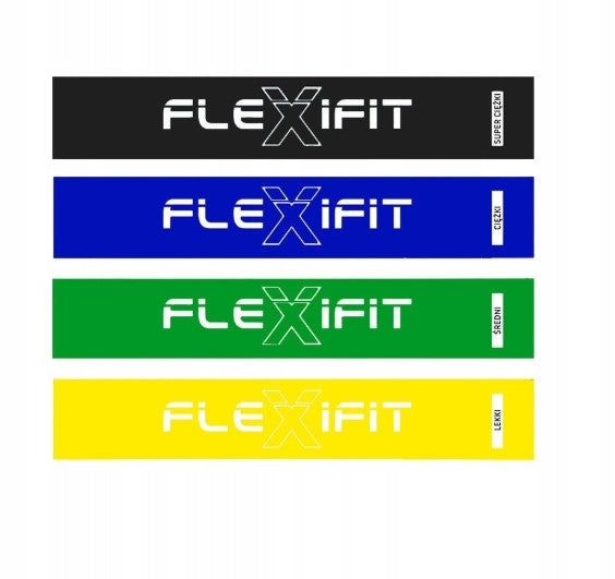 SET OF 4 RUBBERS FOR BAND EXERCISES