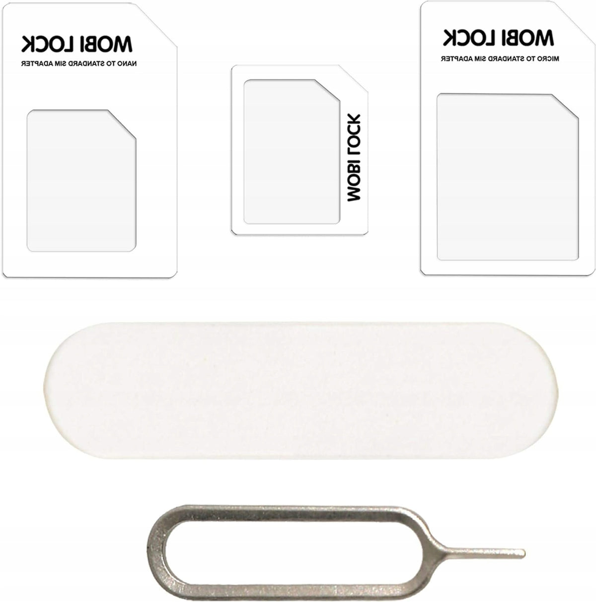 SET OF 6IN1 MICRO NANO STANDARD SIM CARD ADAPTERS COMPATIBLE