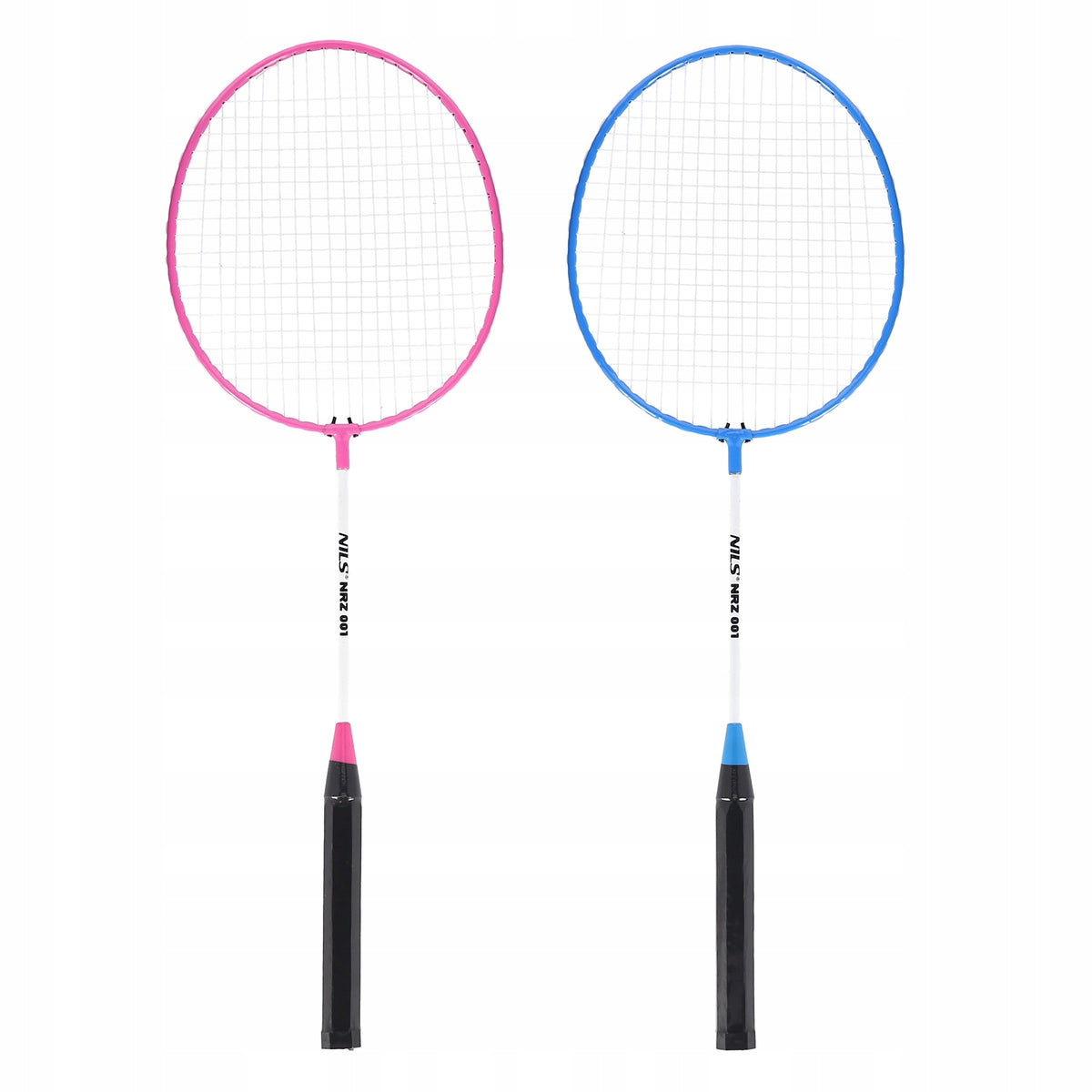SET OF BADMINTON RACKETS 2 RACKETS SHUTTLECOCK NILS NRZ001 Brand Nils