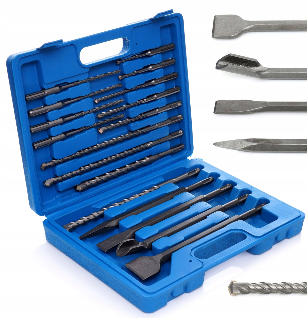 SET OF DRILLS AND CHISELS 17 ELEMENTS SDS+ CONCRETE Manufacturer code TA4148
