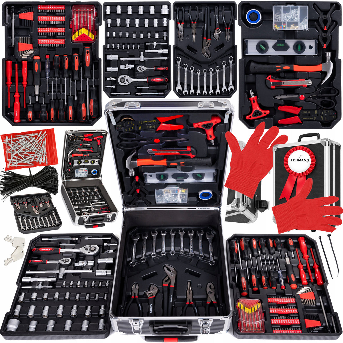 SET OF TOOLS KEYS 1452 EL TOOL CASE