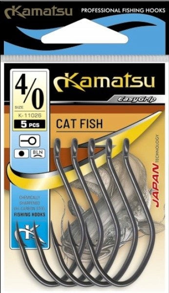 SHARP CATFISH HOOKS, HOOKS FOR SUM KAMATSU CATFISH 4/0 SUM