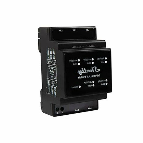 SHELLY LAN SWITCH 5 PORTS RJ45 FOR DIN RAIL MOUNTING