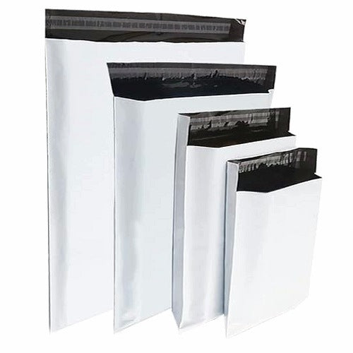 SHIPPING ENVELOPES WHITE OPAQUE MIXED SIZES 100 PIECES