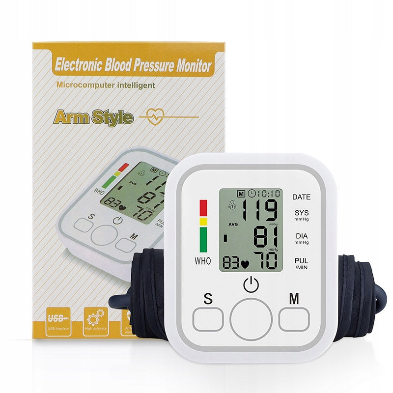 SHOULDER BLOOD PRESSURE MONITOR BP-S04 WITH MEASUREMENT DURING PUMPING
