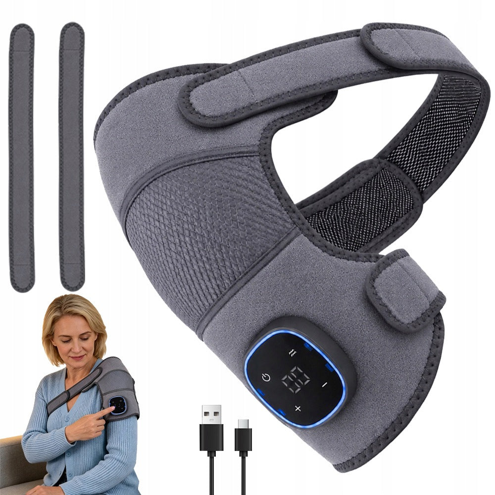 SHOULDER MASSAGER HEATING 6 LEVELS 3 VIBRATION MODES WIRELESS