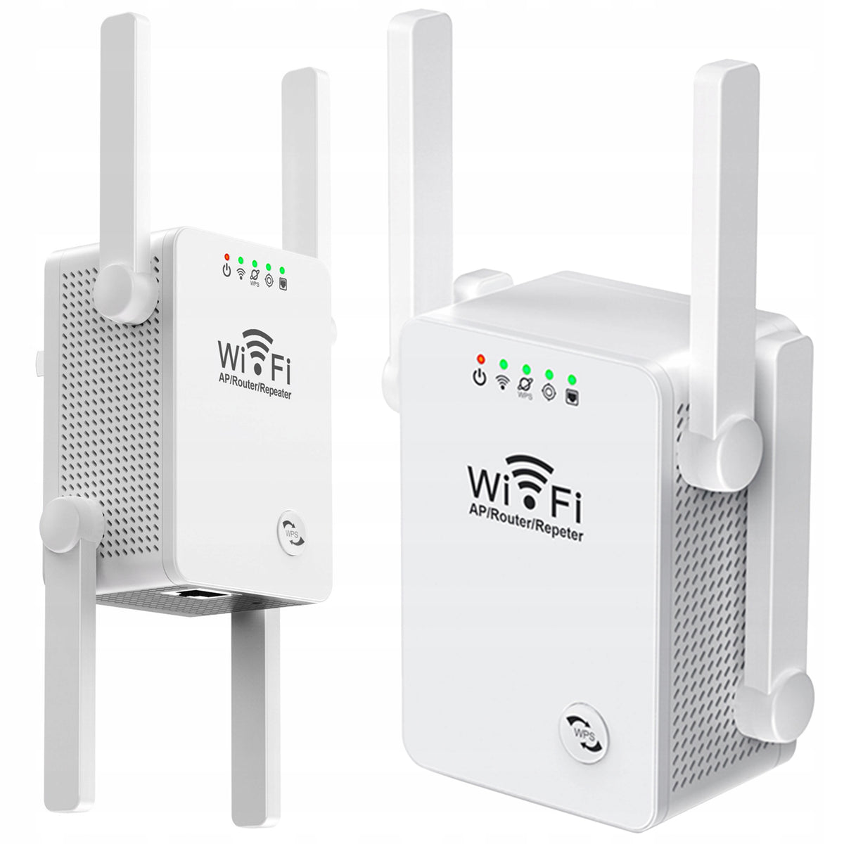 SIGNAL AMPLIFIER Wi-Fi POWERFUL REPEATER ACCESS POINT 300Mbs 4 ANTENNAS 2.4GHz