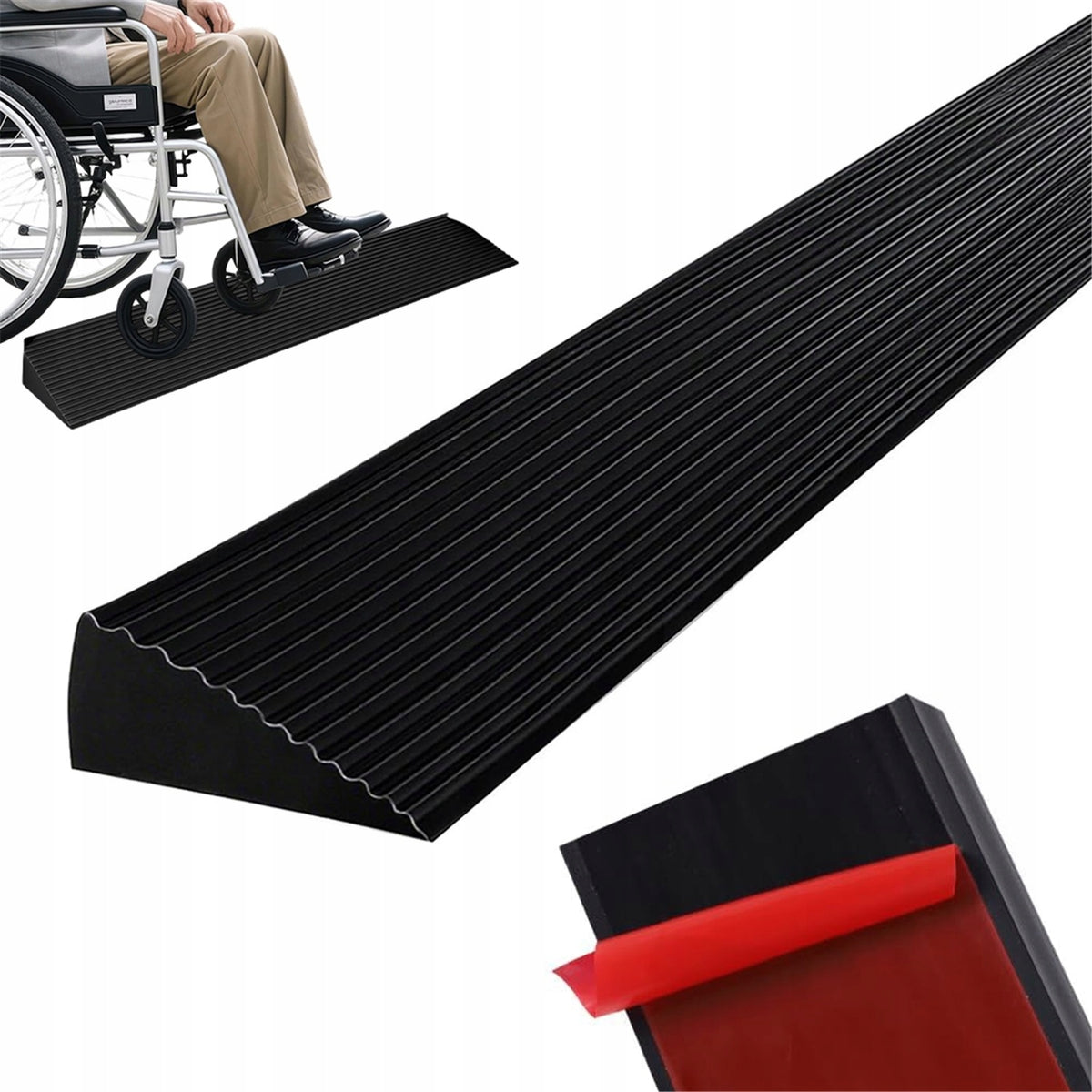 SILICONE THRESHOLD RAMP HELP OVERCOMING THRESHOLDS 90*8*3 cm Brand no brand