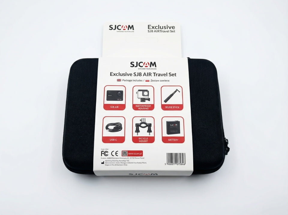 SJCAM SJ8 AIR CASE L SET Packaging status original