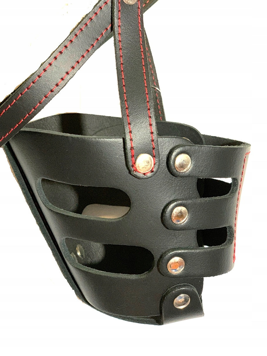 SMALL LEATHER TUBE muzzle Brand Dino