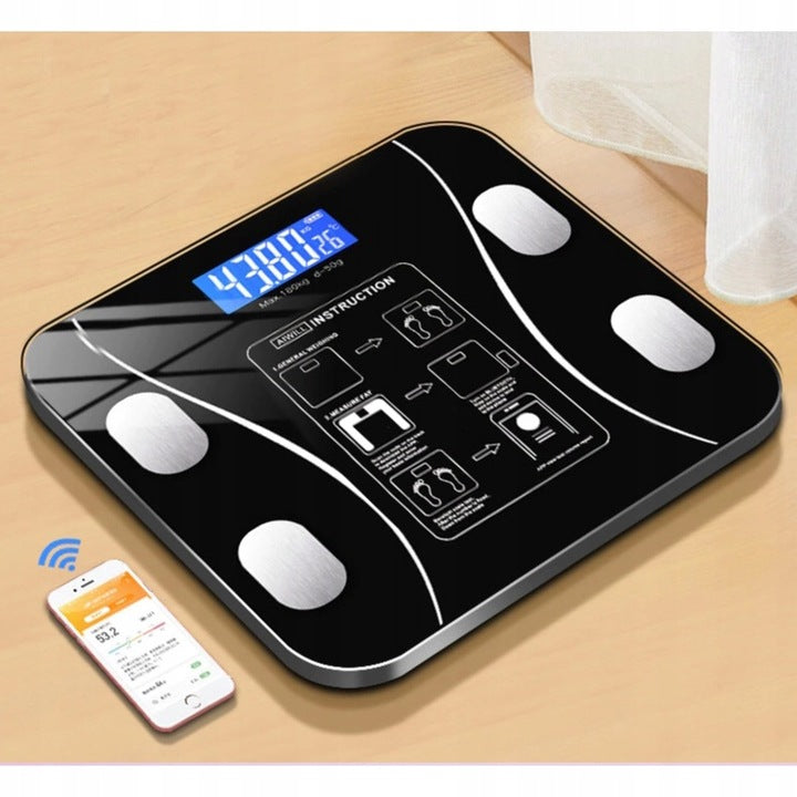 SMART ANALYTICAL BATHROOM SCALE SMART 25in1 + ANDROID iOS Packaging status original