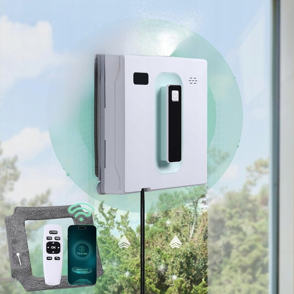 SMART ROBOT WINDOW CLEANER WINDOW WASHER SMART Packaging status original