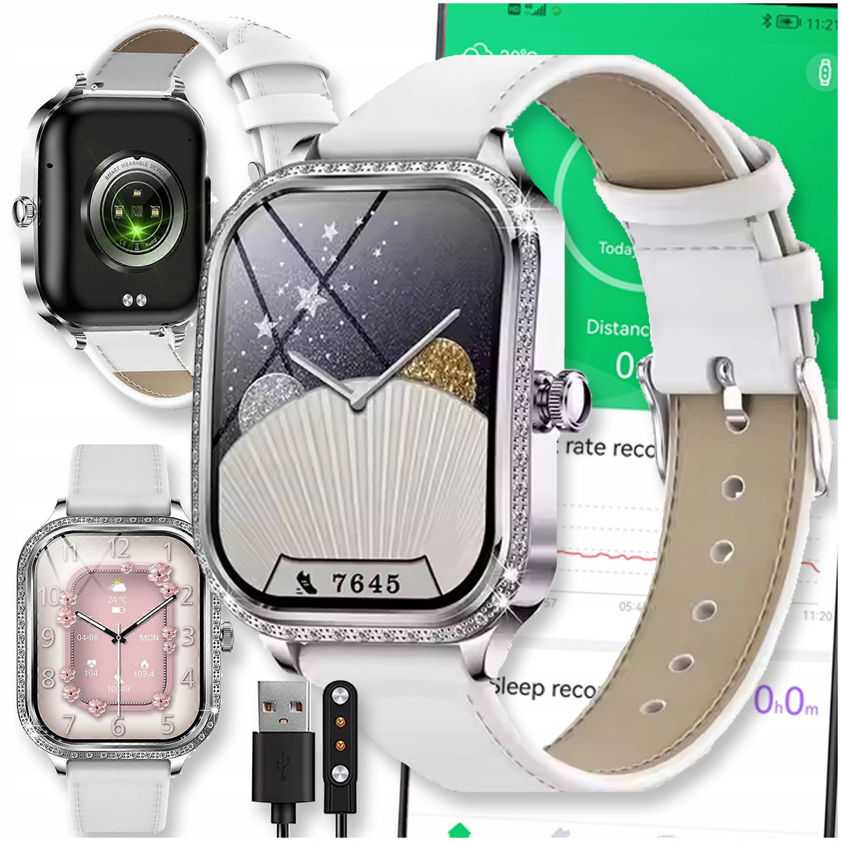 SMARTBAND BAND SMARTWATCH BAND WATCH SMART AMOLED WOMEN'S WATCH MENU PL