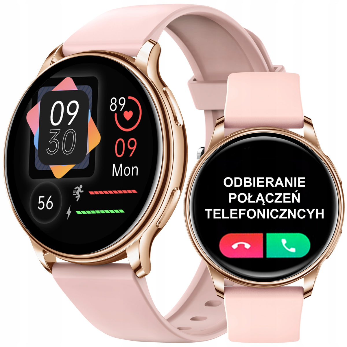 SMARTWATCH ELEGANT WOMEN'S WATCH MENU PL TALK BRACELET + STRAP Packaging status original