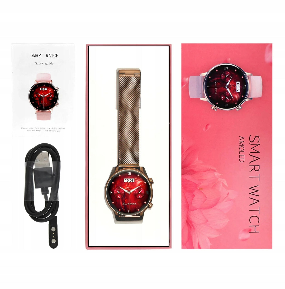 SMARTWATCH ENTER TALK PL MENU ROSE GOLD Brand Enter