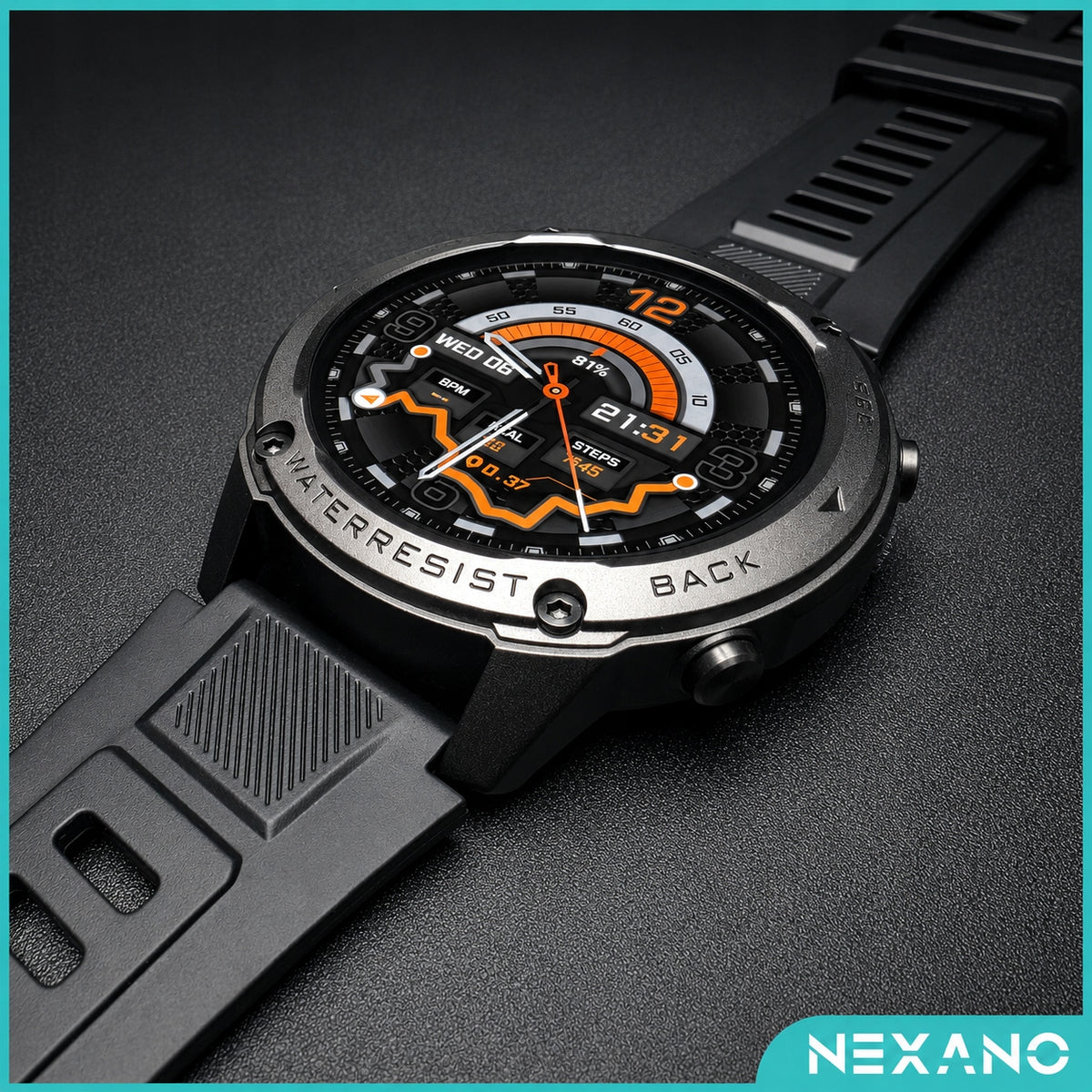 SMARTWATCH MEN'S GPS WATCH WATERPROOF IP69K MENU PL TALK AMOLED Packaging status original