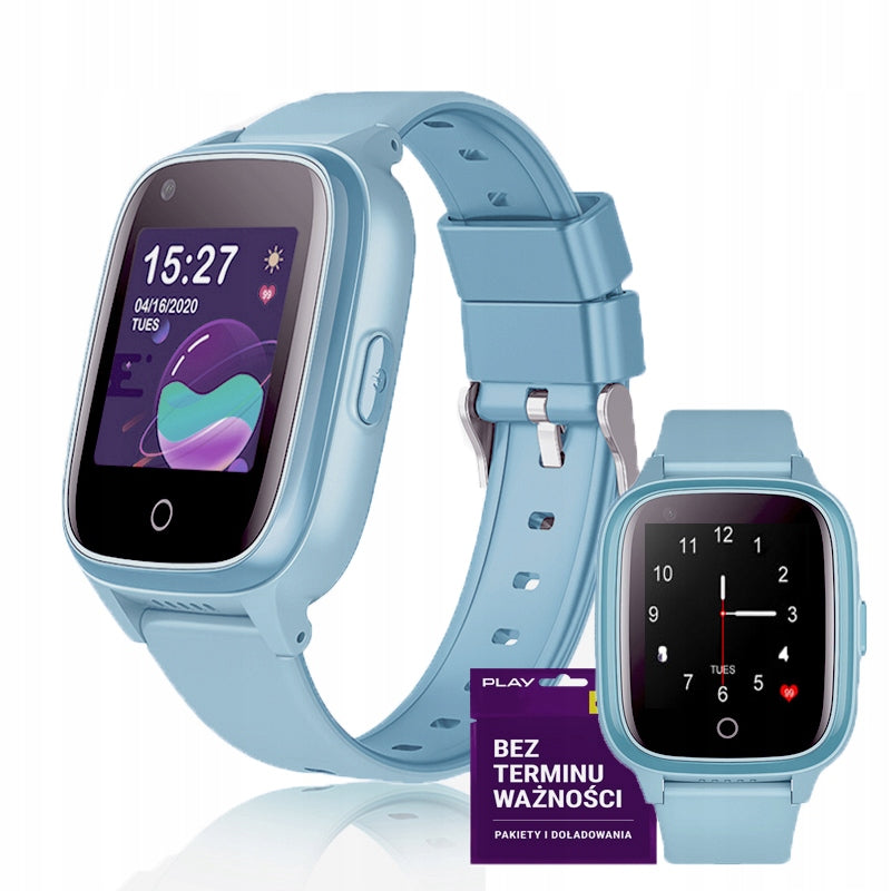 SMARTWATCH PHONE FOR CHILDREN CALLS SMS POLISH GPS MENU Packaging status original