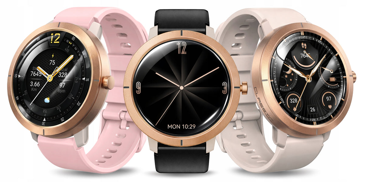 SMARTWATCH WOMEN'S AMOLED WATCH WATERPROOF SMART TALK SMS GPS MENU PL Packaging status original