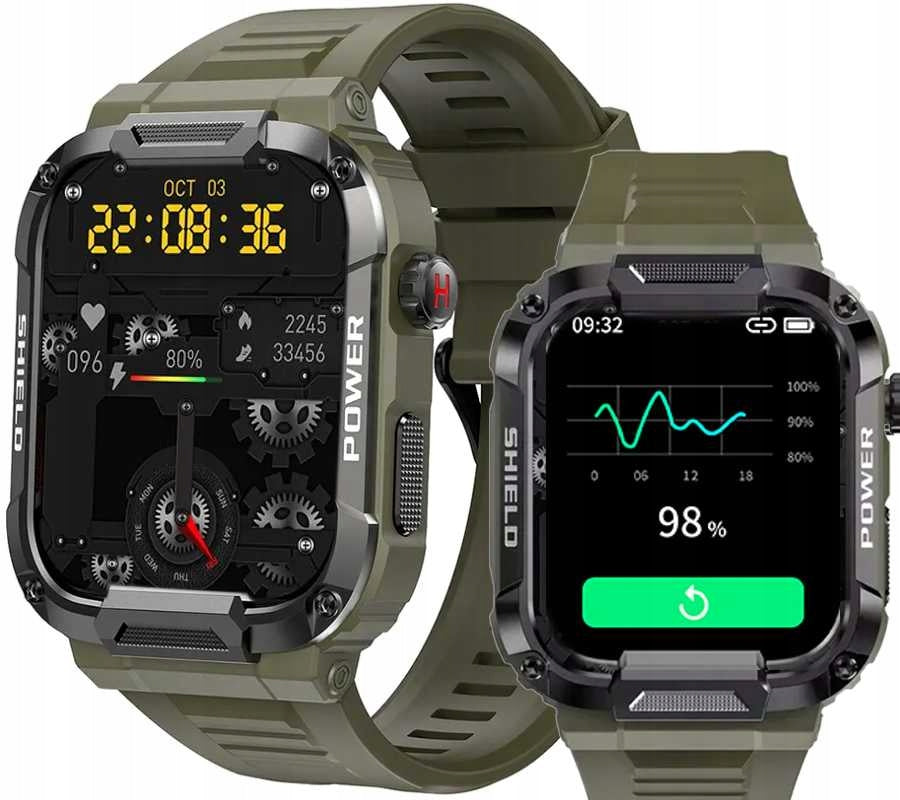 SMARTWATCH men's watch Rubicon TALK SPORT SMS Color green