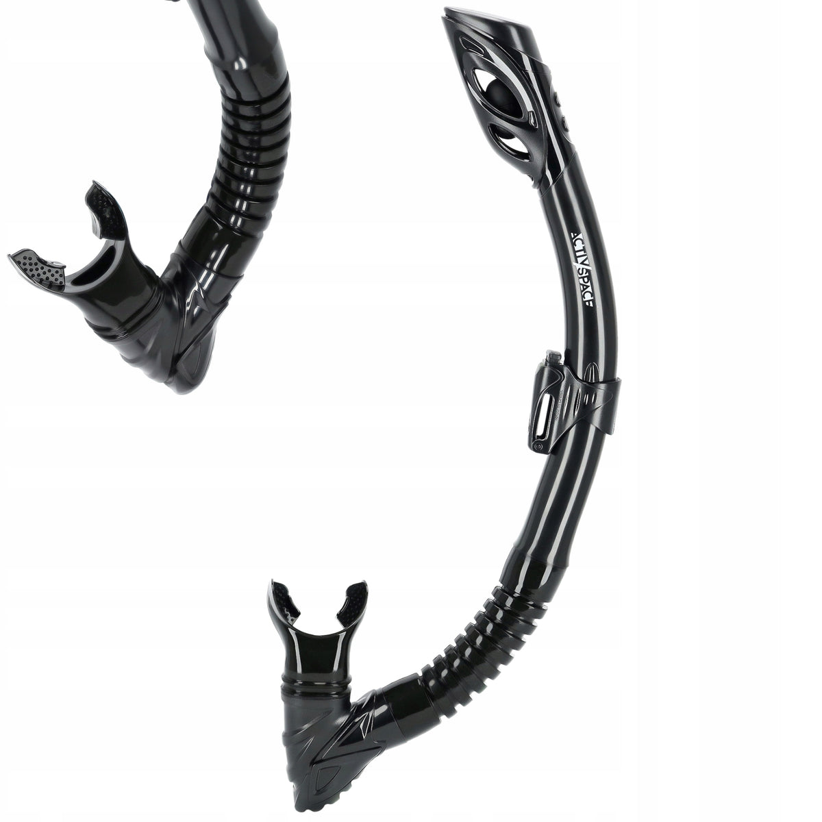 SNORKEL WITH VALVE UNISEX BLACK PRO