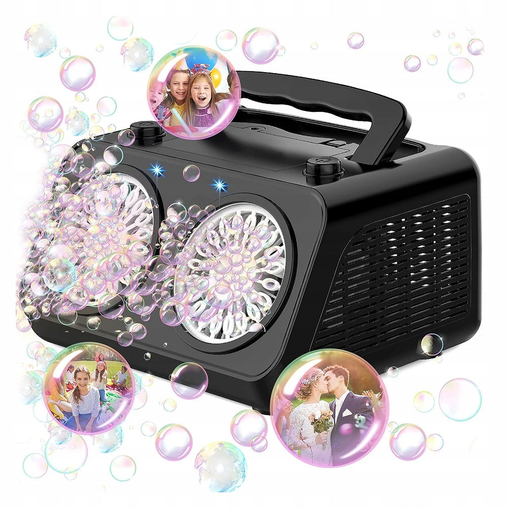 SOAP BUBBLE MACHINE FOR CHILDREN AUTOMATIC GENERATOR FOR FUN Packaging status original