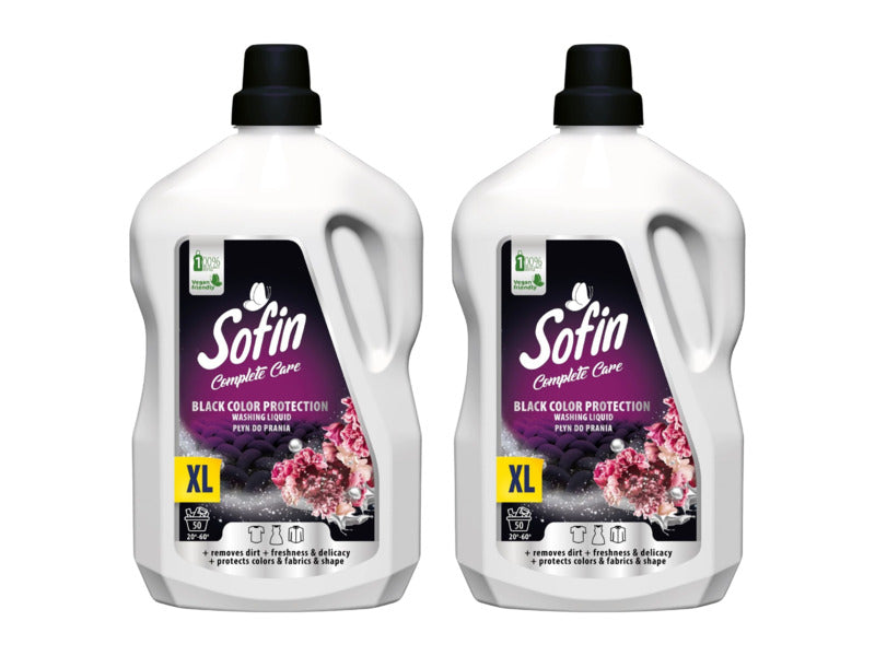 SOFIN Complete Care Black Color Protection washing liquid 2 x 2500 ml