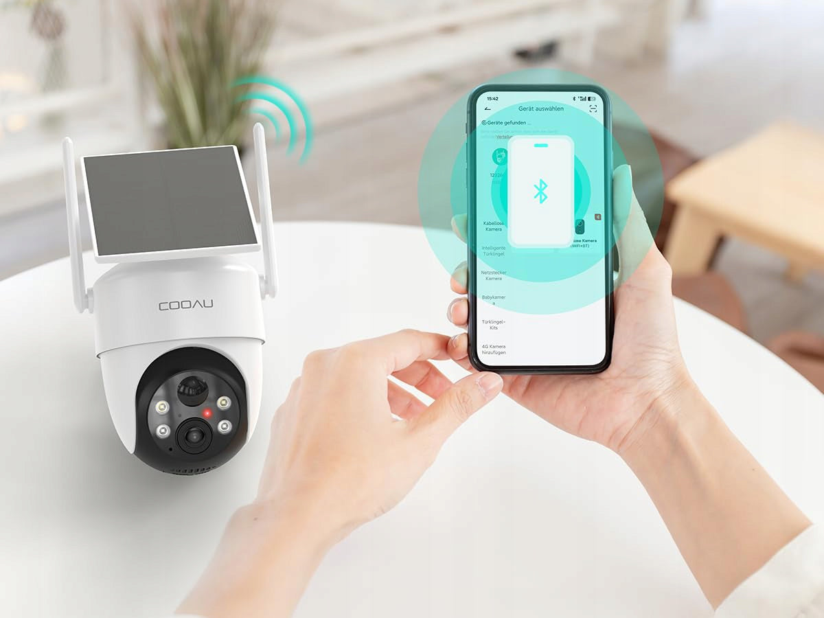 SOLAR WIFI CAMERA 3MP SMART OUTDOOR ROTATING IP WIRELESS ALARM SD Packaging status original