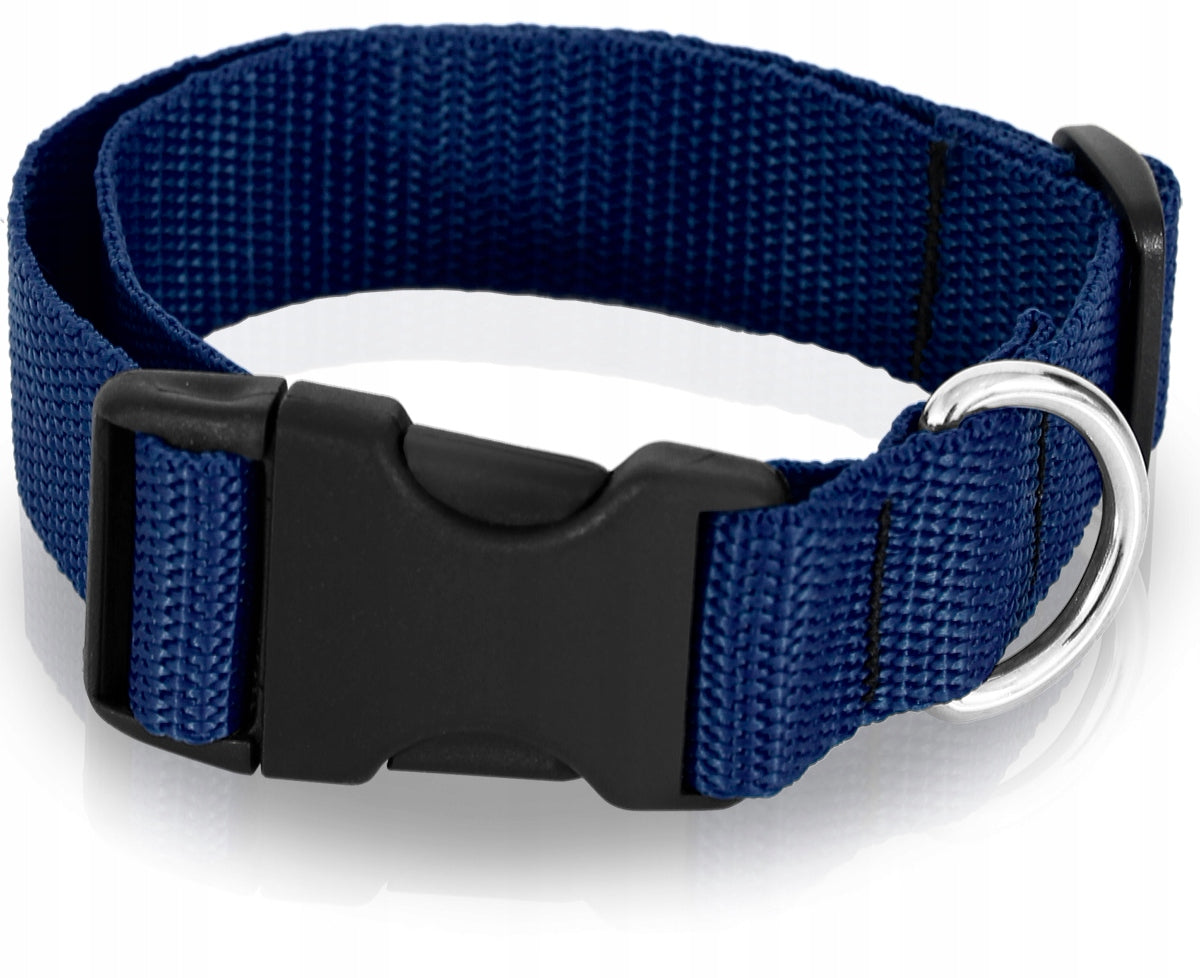 SOLID BAND COLLAR FOR DOG ADJUSTABLE 35-55cm L Brand Reverse
