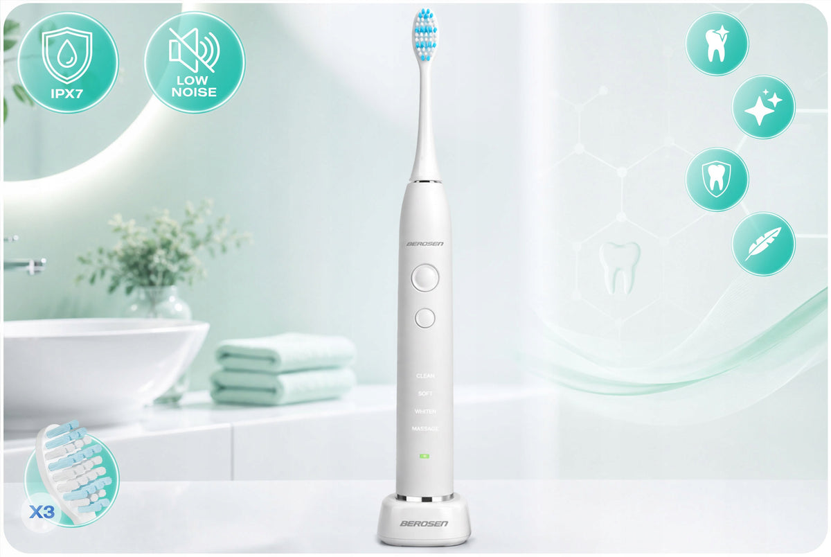SONIC TOOTHBRUSH ELECTRIC SET WITH CASE BERDSEN Packaging status original